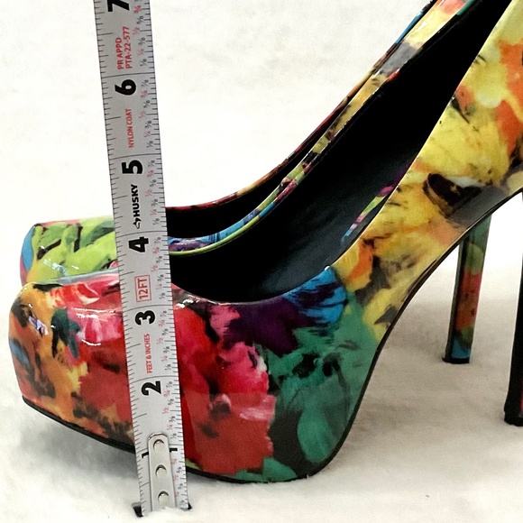 Steve Madden NALA Stiletto High Heel Patent Leather platform Pumps Sz 9.5 - Picture 7 of 16